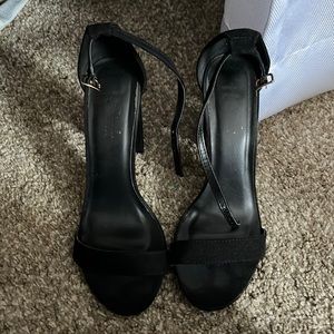 black heels